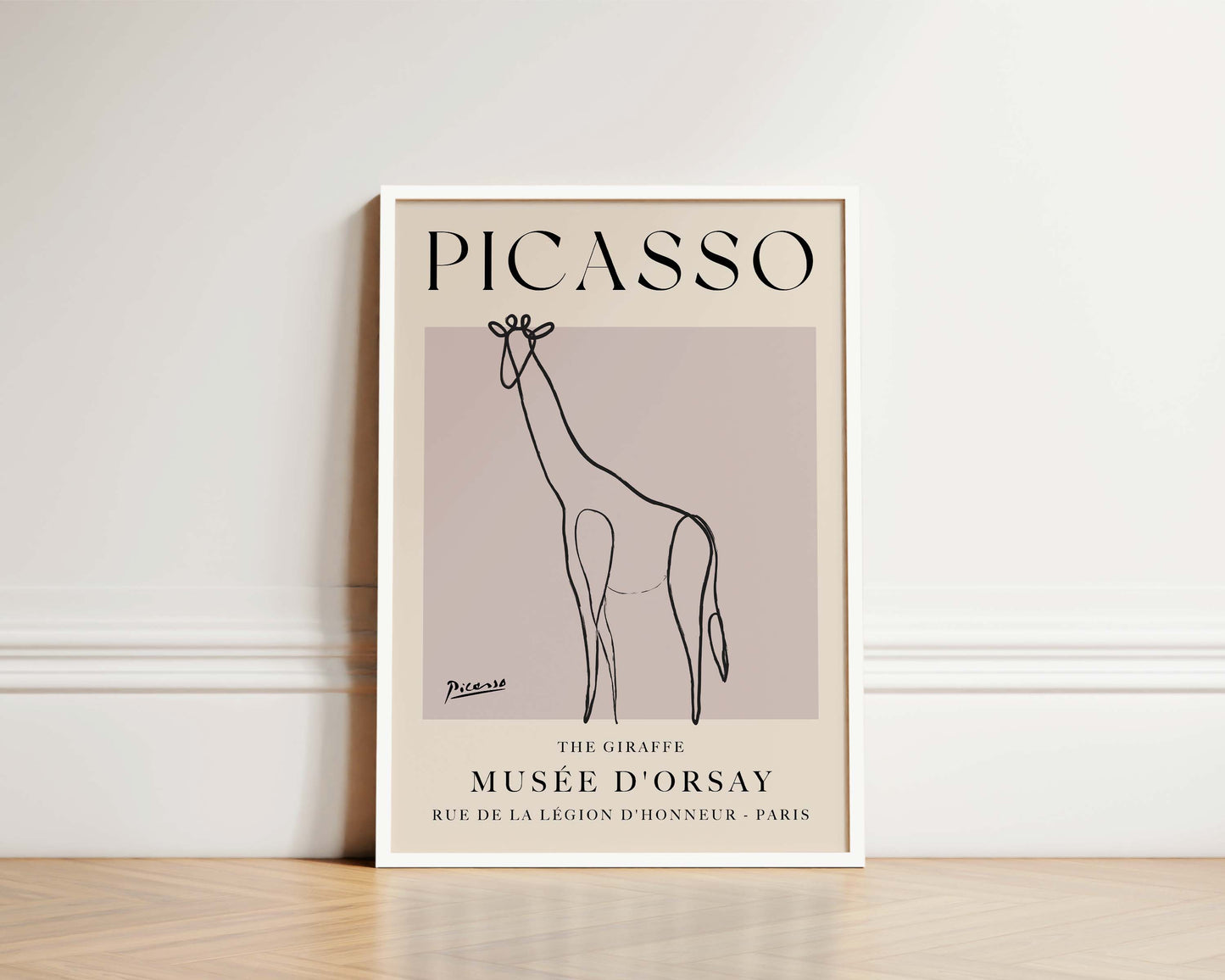 Picasso The Giraffe Art Print