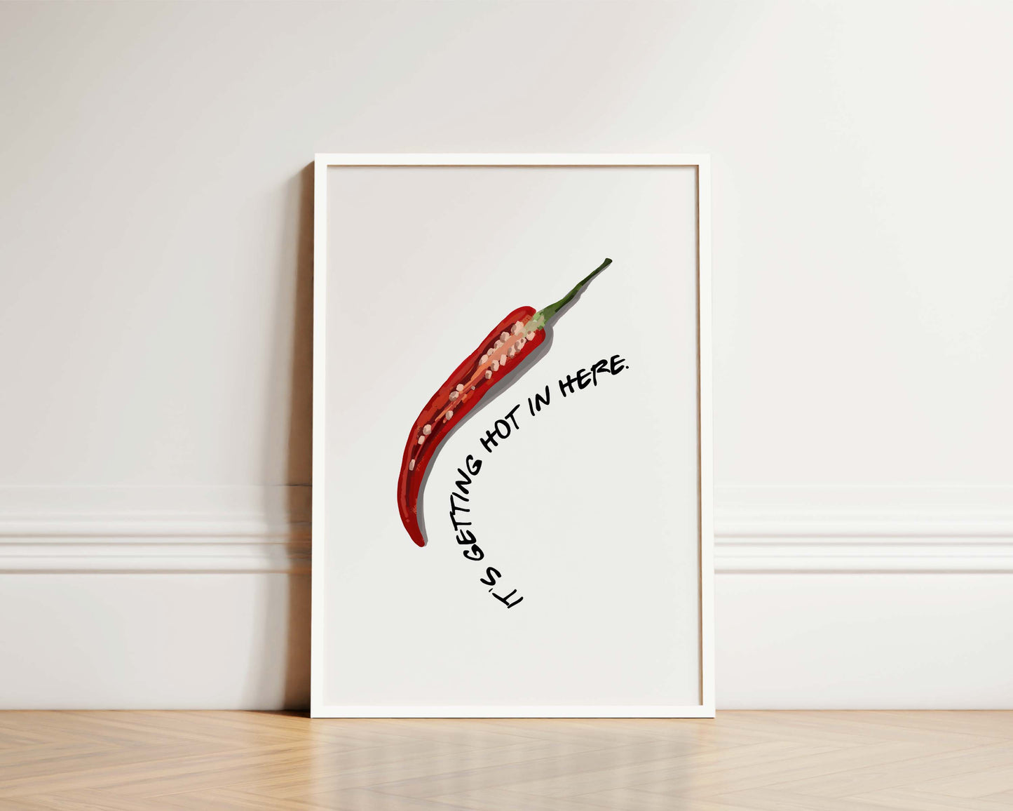 It's Getting Hot In Here Chilli Print