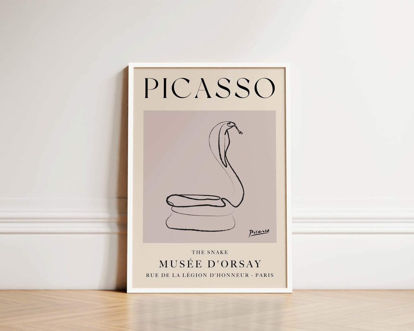 Picasso The Snake Art Print