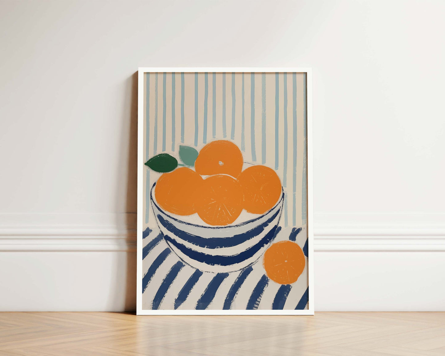 Bowl Of Oranges Print