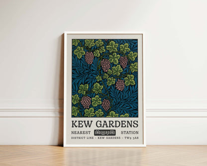 Kew Gardens Grape Vine Tapestry Art Wall Art Print