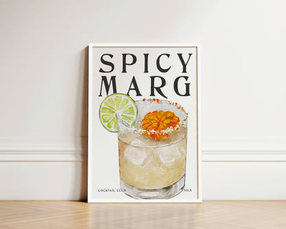 Spicy Marg Wall Art Print