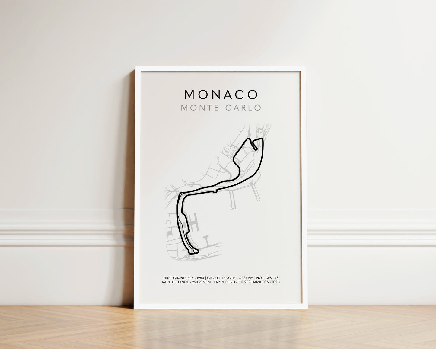 F1 Monaco Monte Carlo Grand Prix Poster