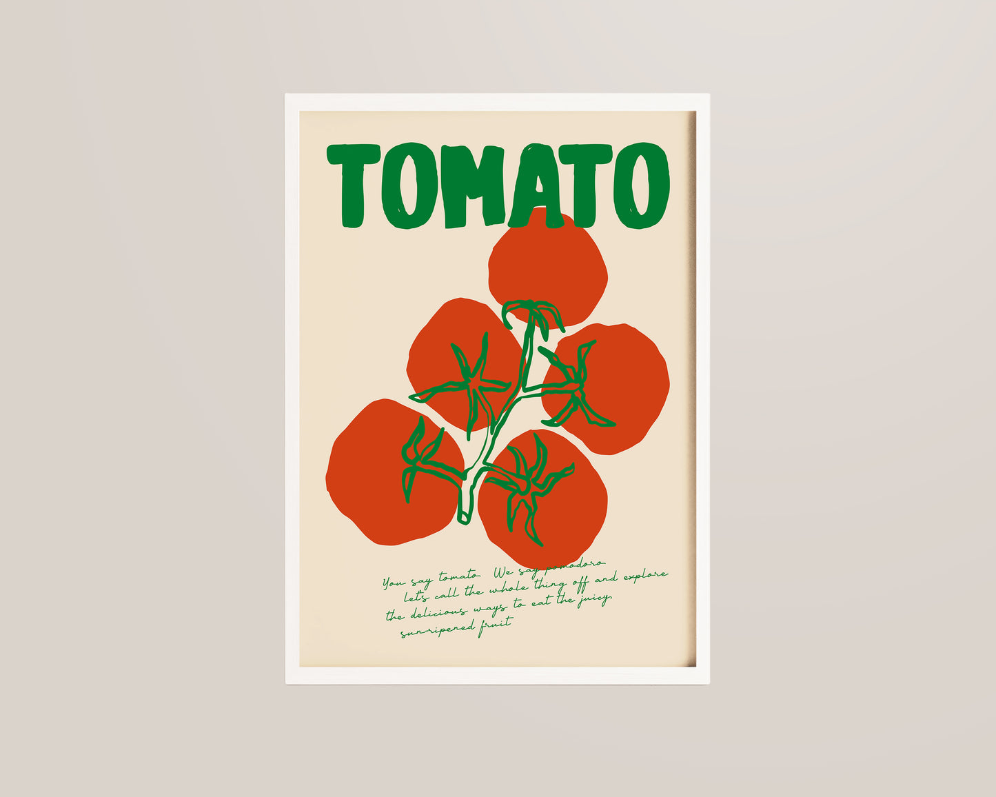 Tomato Art Print