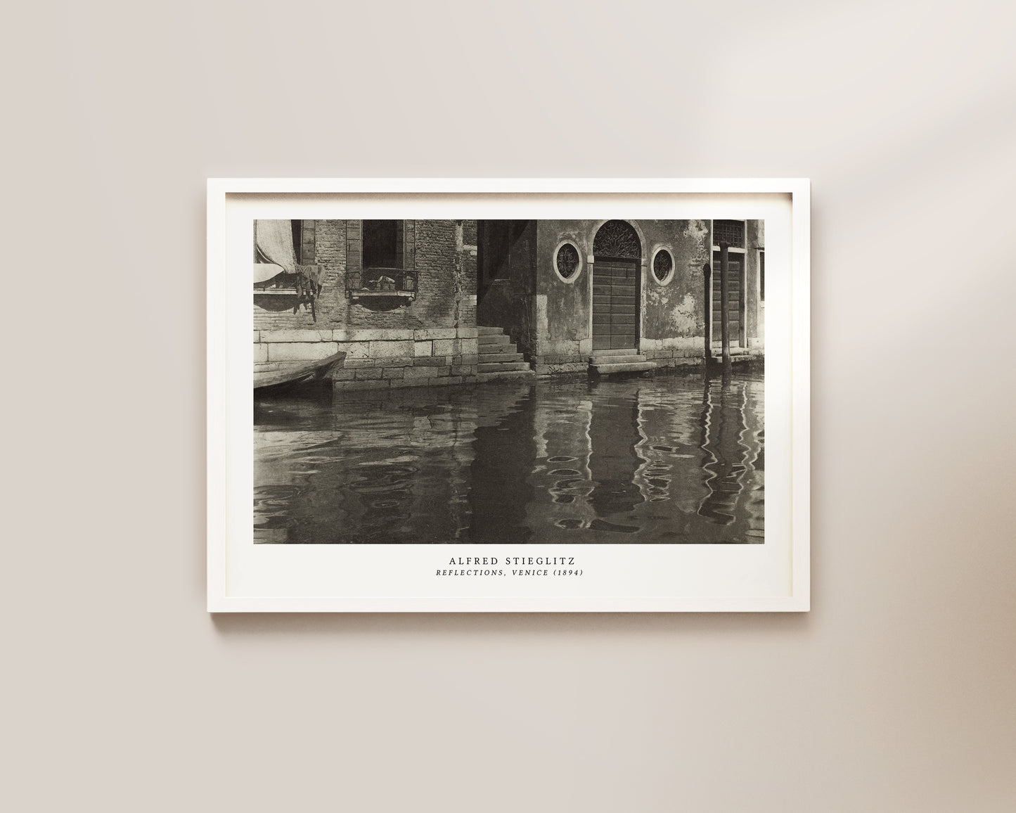 Alfred Stieglitz - Reflection In Venice