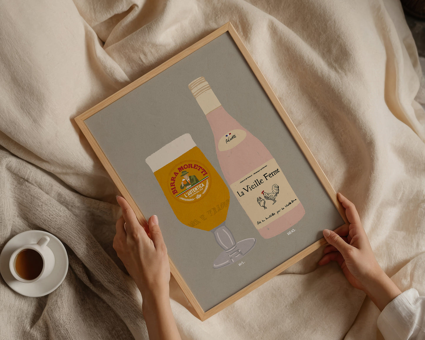 Birra Moretti & Chicken Wine Print