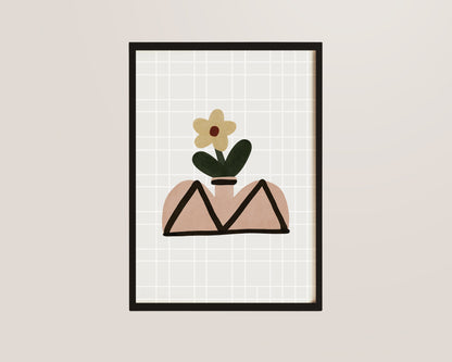 Flower Vase Nursery Wall Art Print