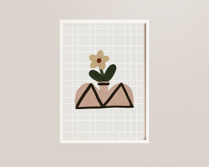 Flower Vase Nursery Wall Art Print