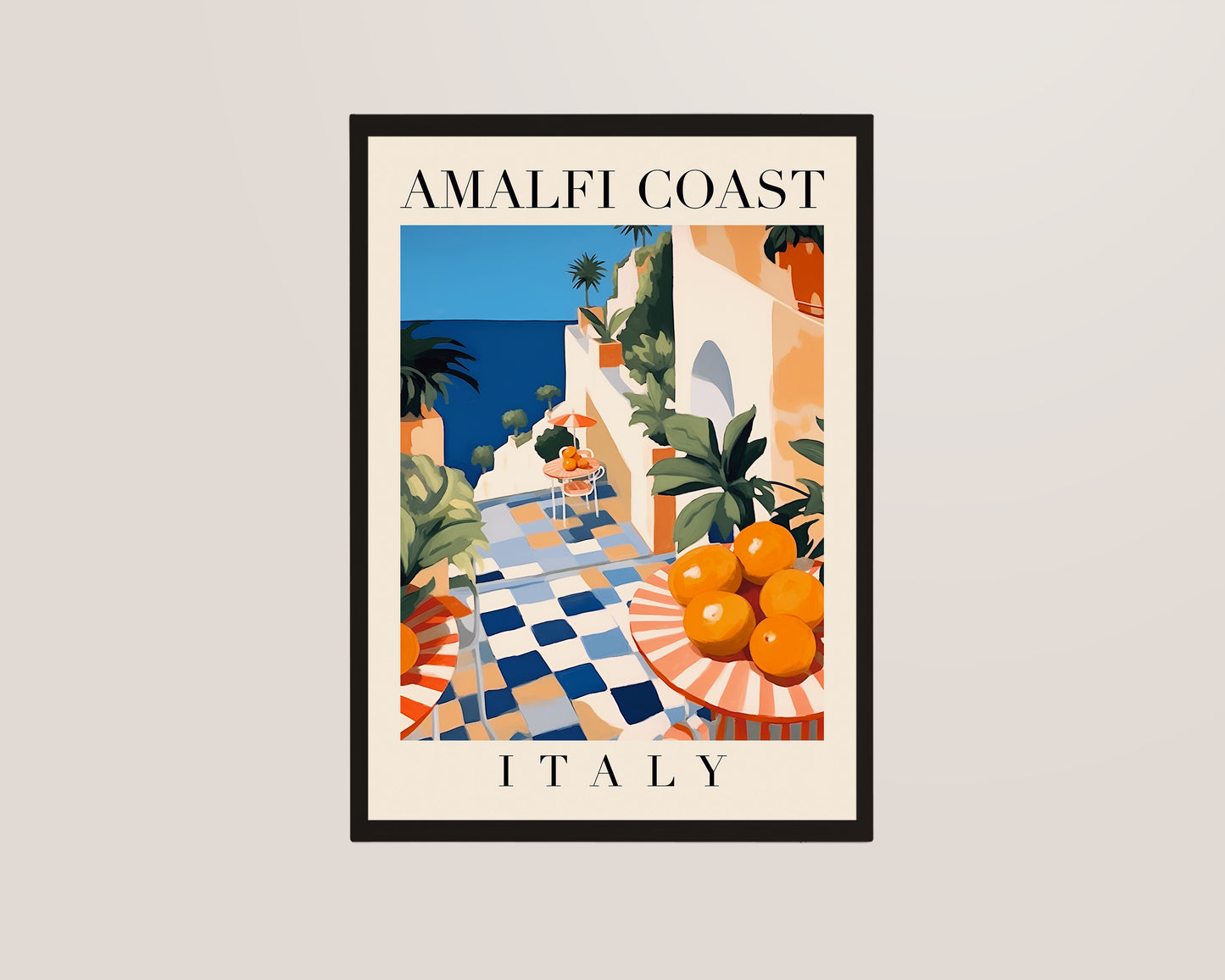 Amalfi Coast Art Poster