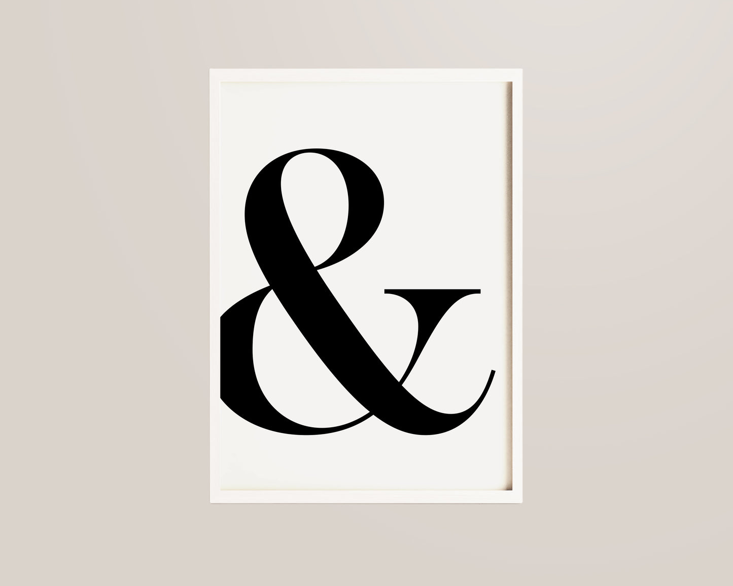 Ampersand Art Print