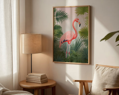 Flamingo Print