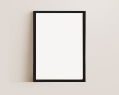 black-frame-no-passepartout-portrait