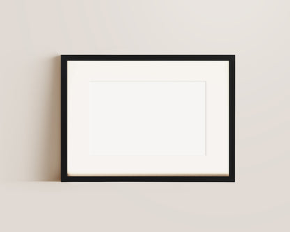 black-frame-passepartout-landscape