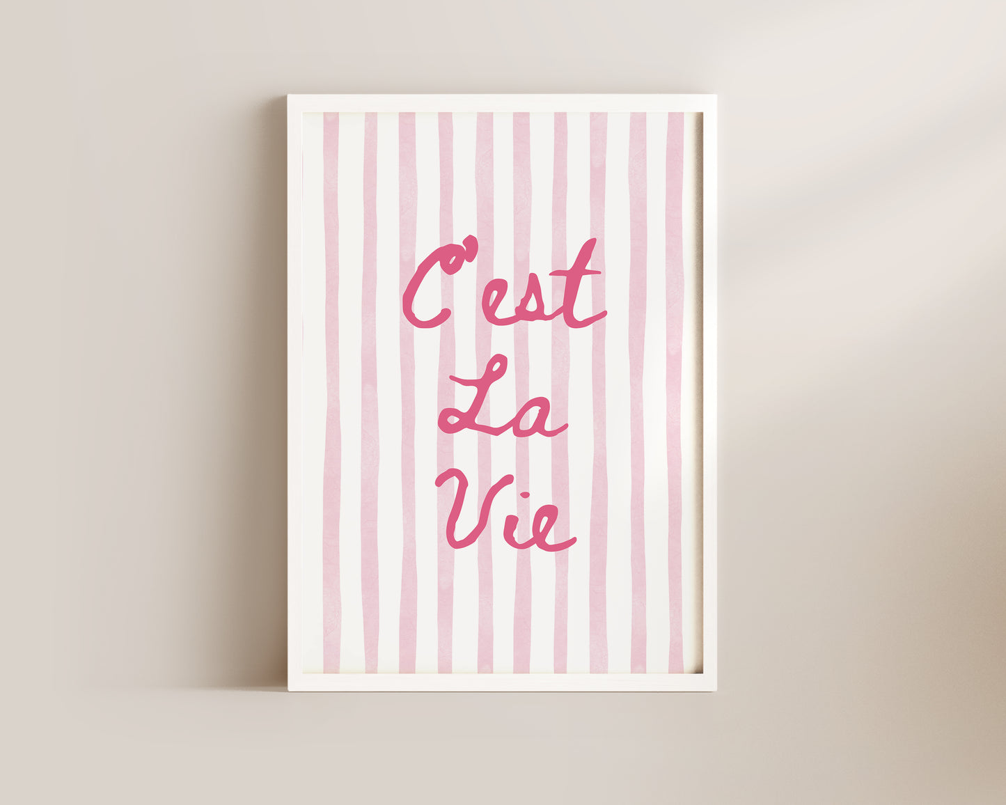 C'est La Vie Art Print