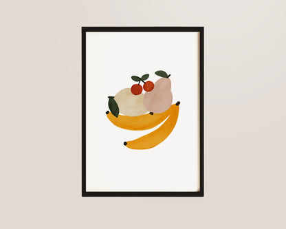 Fruit Still Life Nursery Wall Art Print