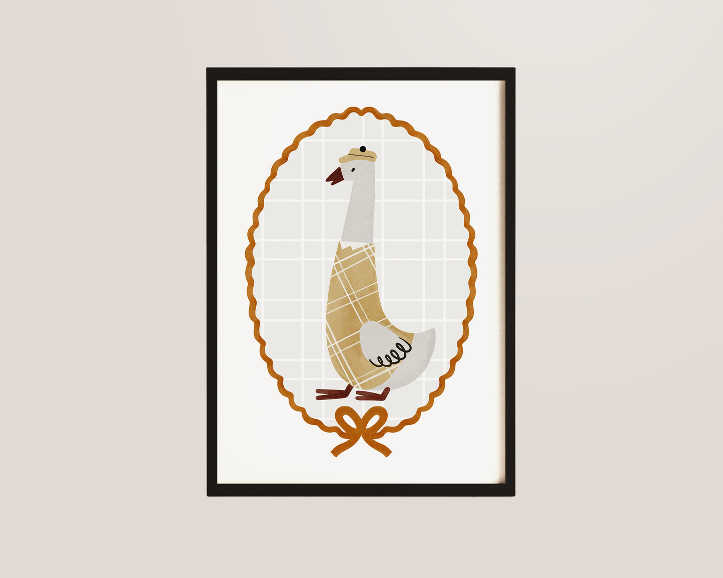 Mr Goose Nursery Print