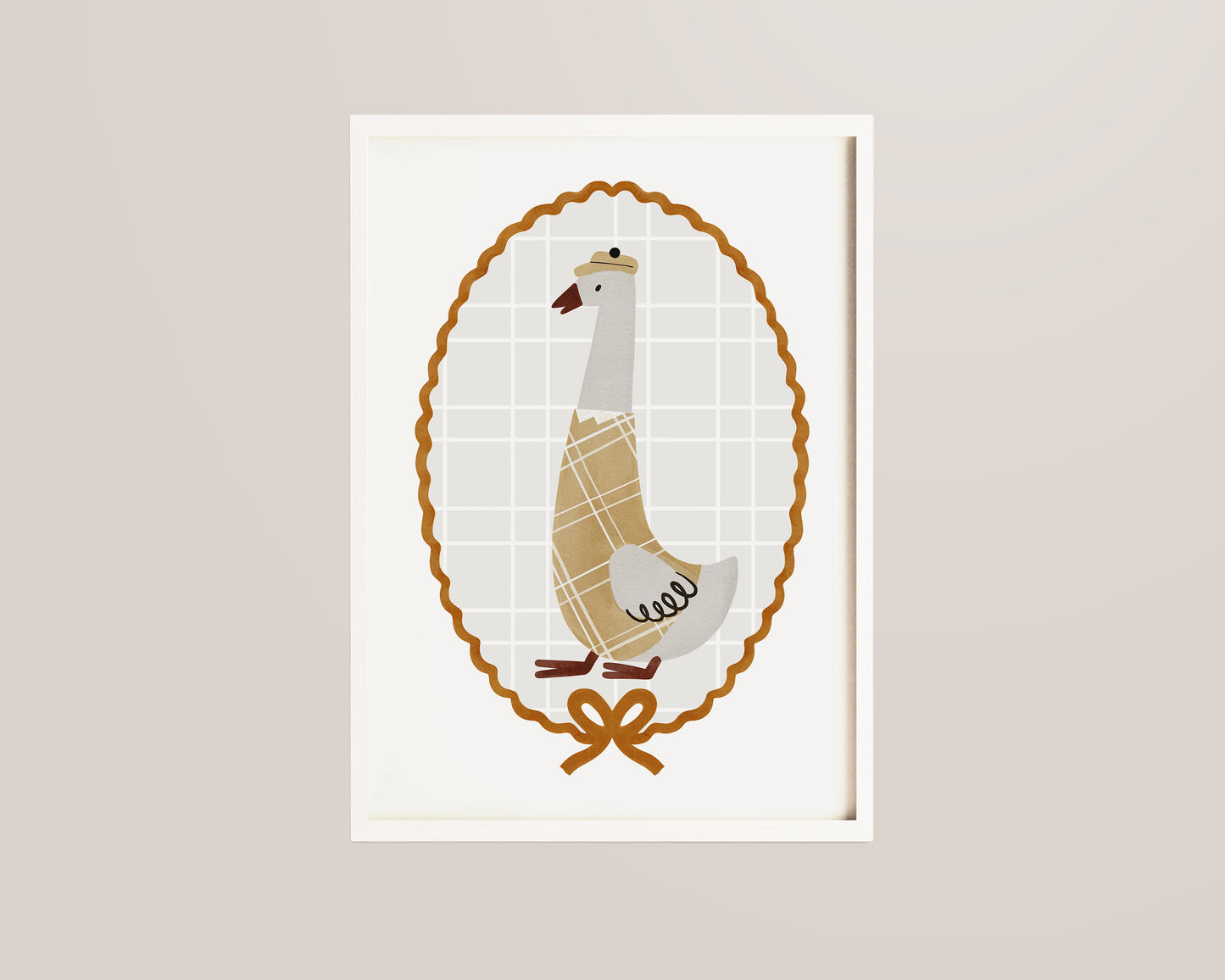 Mr Goose Nursery Print