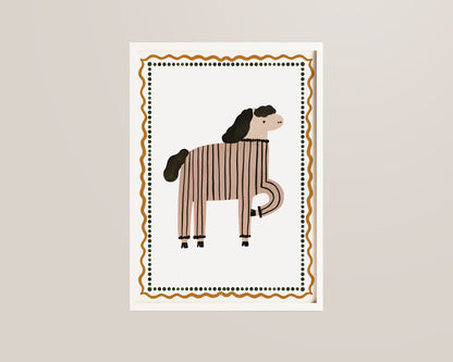 Horse Nursery Wall Art Print