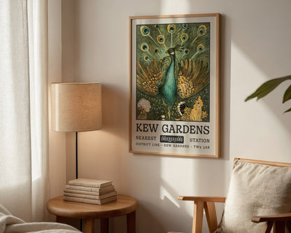 Kew Gardens Peacock Print