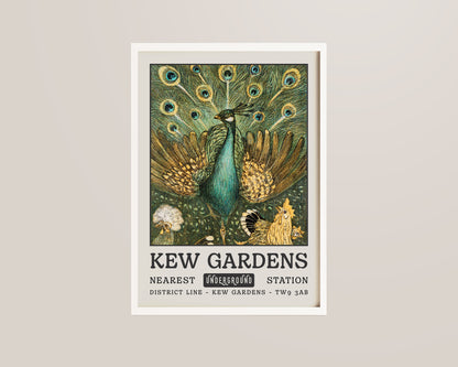 Kew Gardens Peacock Print
