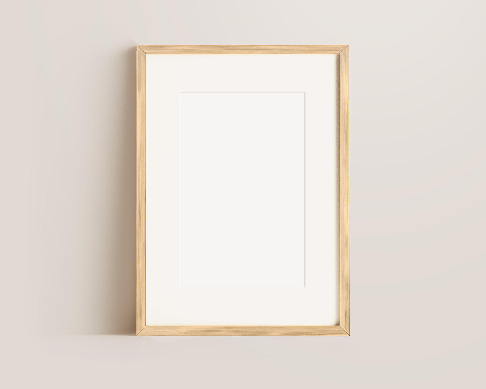 light-oak-frame-passepartout-portrait
