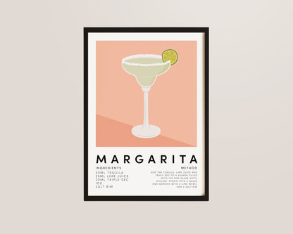 Margarita Cocktail Print