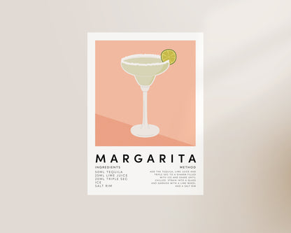 Margarita Cocktail Print