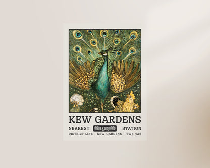 Kew Gardens Peacock Print