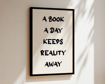 A Book A Day Wall Art Print