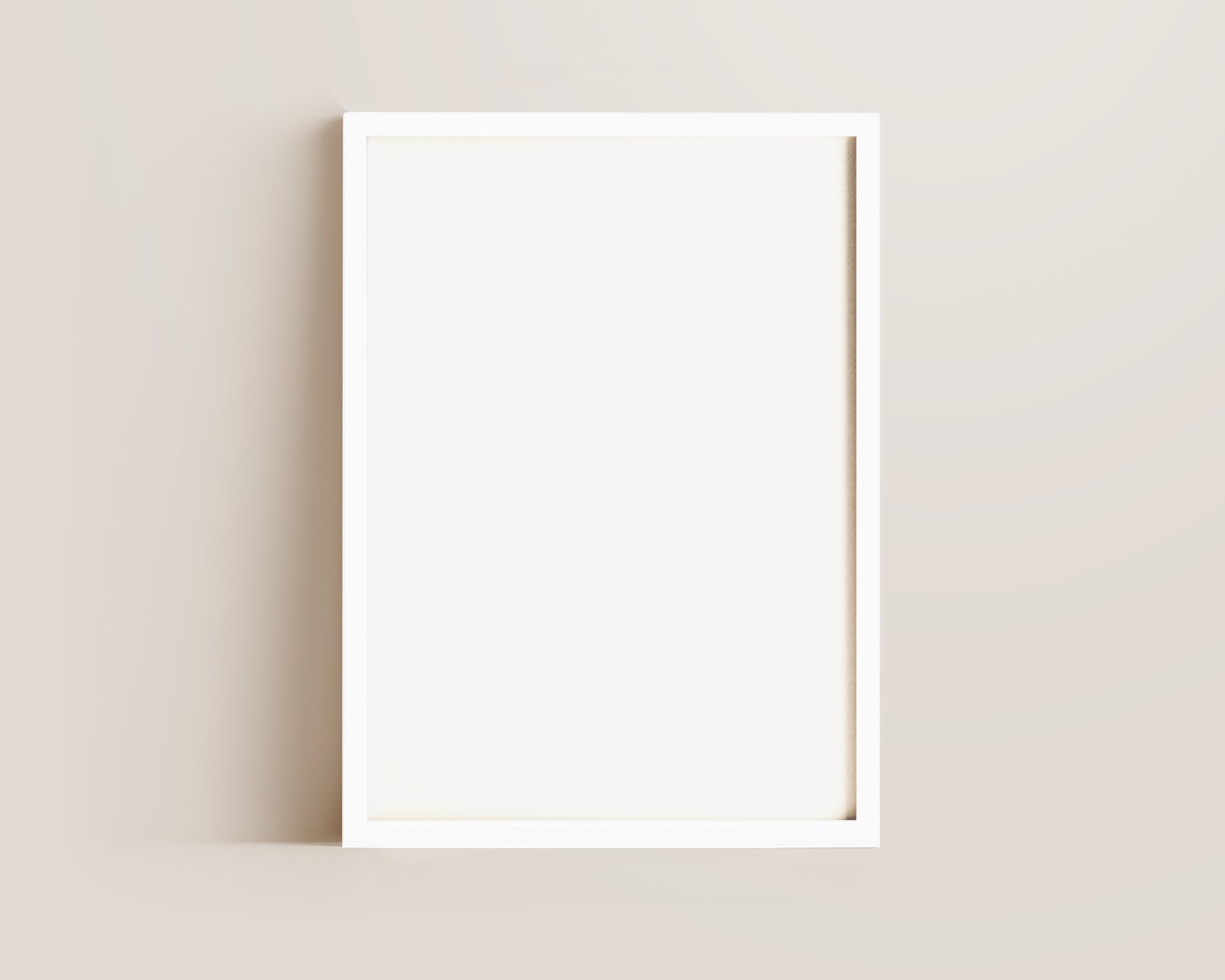 white-frame-no-passepartout-portrait