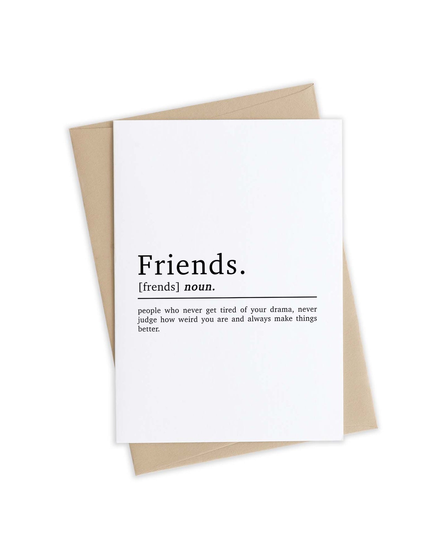 Friends Definition Card