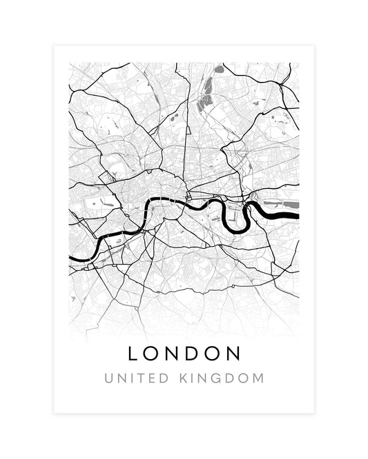 London City Map Poster